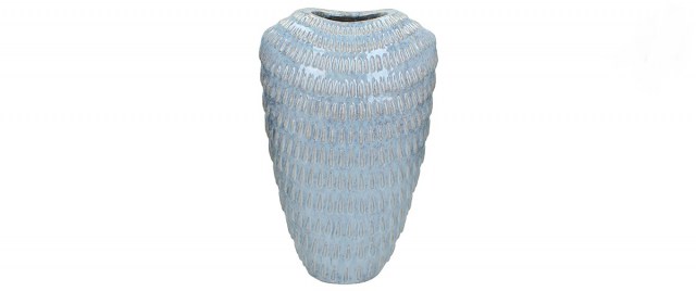 Ceramic Blue Vase